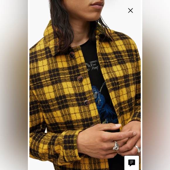 John Varvatos Searcy Plaid Blouson Wool Jacket. Size EU 50 USA 40 medium - Picture 3 of 15